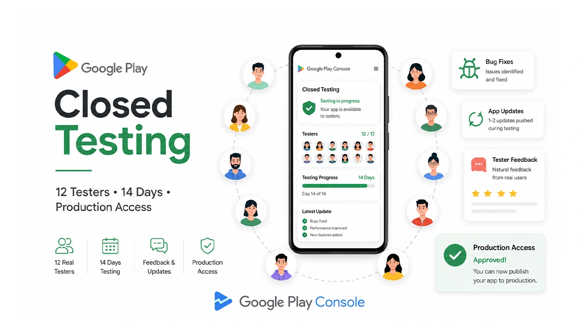 Pass Google Play Closed Testing: 12 Testers Guide | RahimDev Blog ...